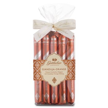 H&uuml;ppen Gianduja-Orange (10 pieces)