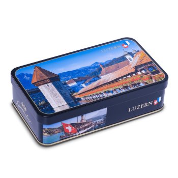 Decorative tin &laquo;Lucerne&raquo; (Empty decorative tin)